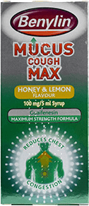 Benylin Mucus Cough Max Honey & Lemon
