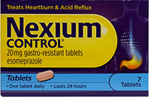 Nexium Control Tablets