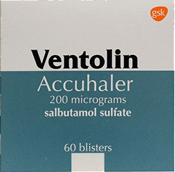 Ventolin Inhaler (Salbutamol)