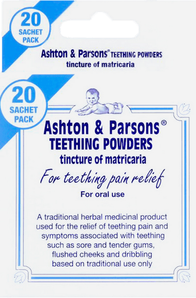 Ashton & Parsons Infants Powders for Teething Pain Relief 