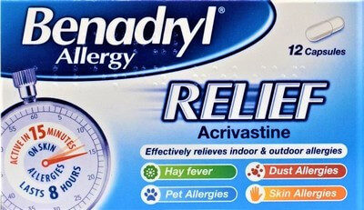 Benadryl Allergy Relief Capsules
