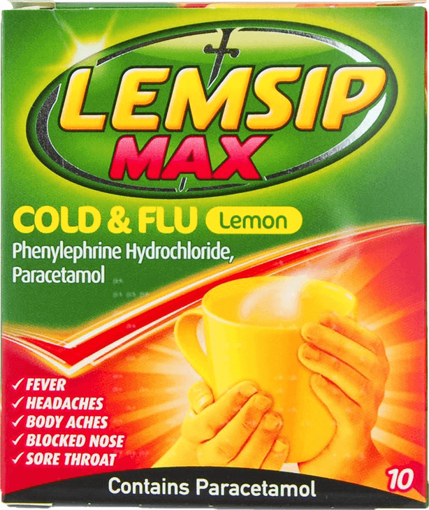 Lemsip Max Cold & Flu Lemon Sachets