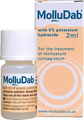 MolluDab with 5% Potassium Hydroxide