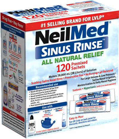 NeilMed Sinus Rinse Sachets All Natural Relief