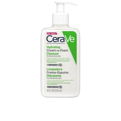 CeraVe Hydrating Cream-to-Foam Cleanser
