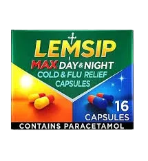 Lemsip Max Day & Night Cold & Flu Relief Capsules