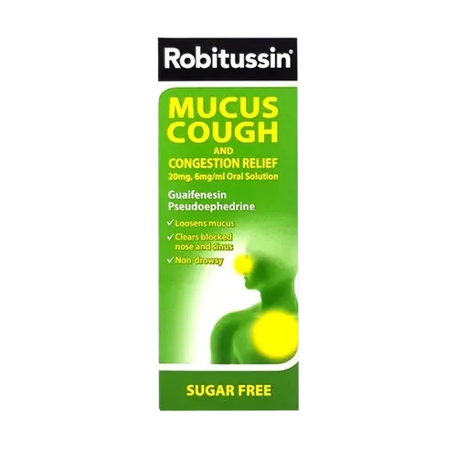Robitussin Mucus Cough and Congestion Relief 100ml