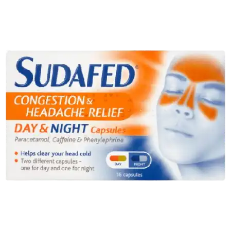 Sudafed Congestion & Headache Day Night