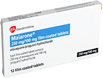 Malarone 250mg/100mg Tablets