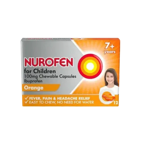 Nurofen for Children 100mg Chewable Capsules