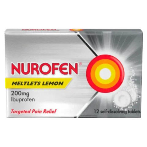 Nurofen Meltlets Lemon Tablets