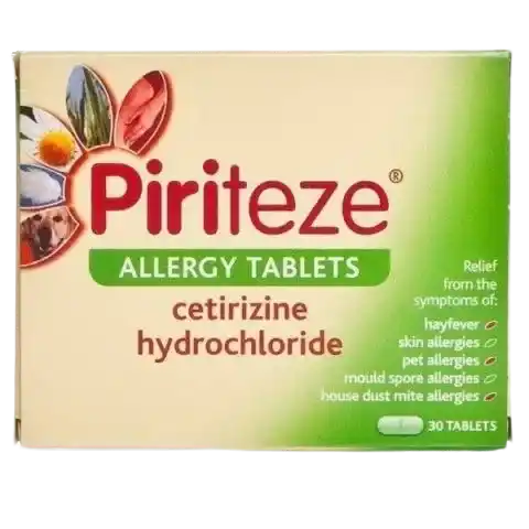 Piriteze Allergy Tablets