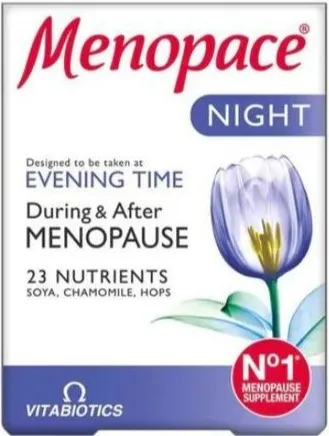Vitabiotics Menopace Night Tablets