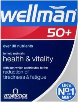 Vitabiotics Wellman 50+ Tablets