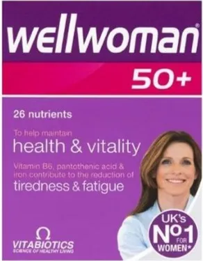 Vitabiotics Wellwoman 50+ Tablets