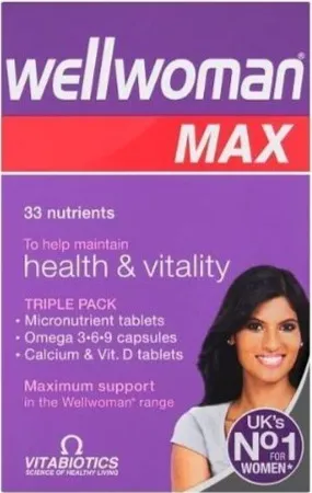 Vitabiotics Wellwoman Max Tablets